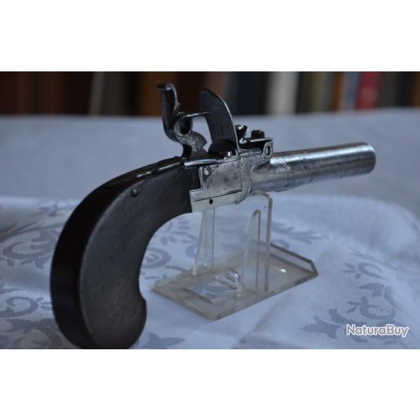 Petit pistolet  Silex canon demontable