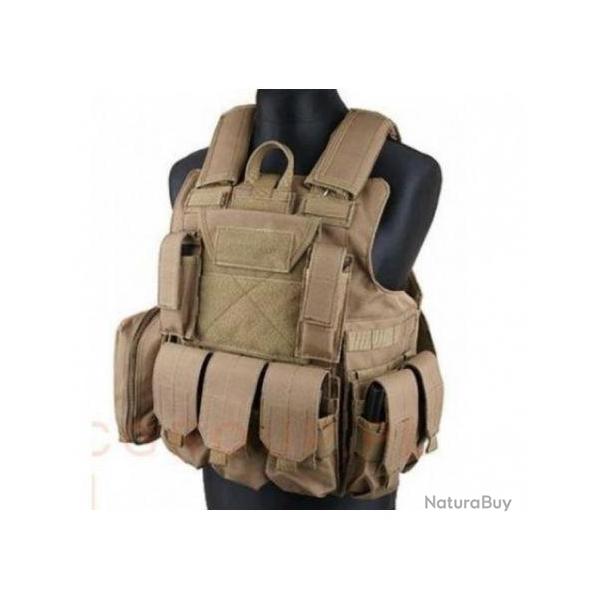 Ciras MAR w/ 6 Poches (S&T) Désert