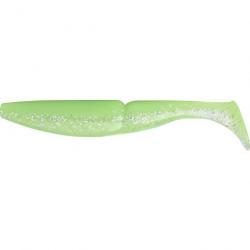 Leurre One Up Shad 6" 15cm Sawamura par 4 Chartreuse