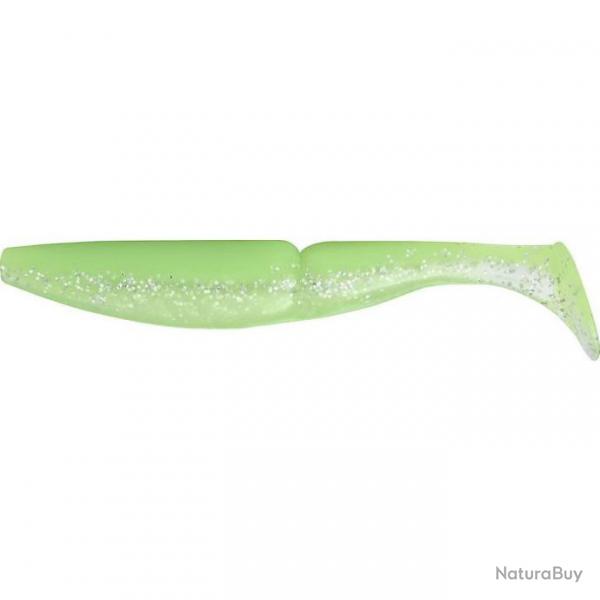 Leurre One Up Shad 6" 15cm Sawamura par 4 Chartreuse