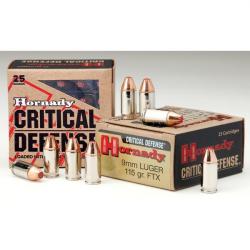 9 mm Critical Defense - Hornady - 115 Grains - 9 para 9x19