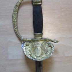 une épée d'officier d'époque Restauration / Louis Philippe,