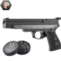 Pistolet d'entrainement Gamo PR-45 cal4.5mm Ambidextre + plombs