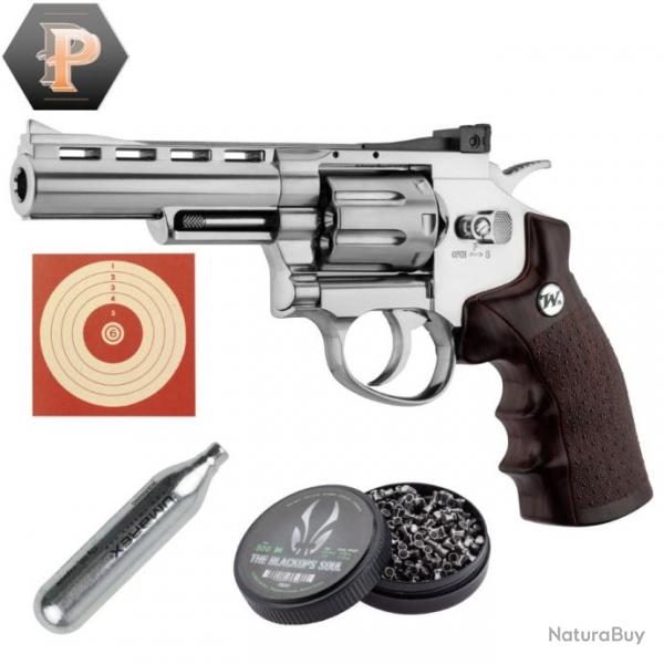 Revolver Winchester Cal 4.5 mm  CO2 + CO2 + plombs + cible