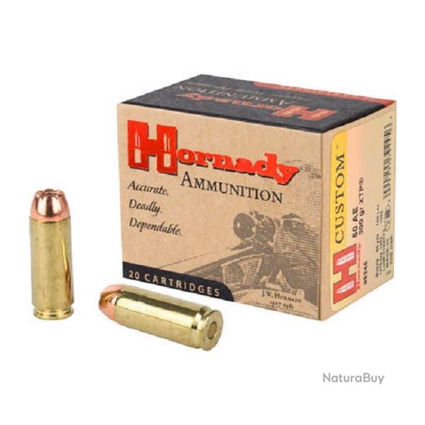 Munitions HORNADY Cal.50 AE xtp hp 300gr par 20