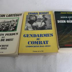 Lot 3 livres Indochine et Dien-Bien-Phu