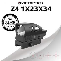 Z4 Red Dot Sight -1x23x34  taille compacte avec quatre types de réticules