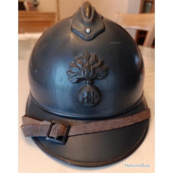 CASQUE Adrian du capitaine PEUGEOT ou PEUJEOT ? de 14 18 WW 1