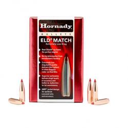 Ogives HORNADY 30 .308 168gr ELD MATCH - 30506 - Boîte de 100