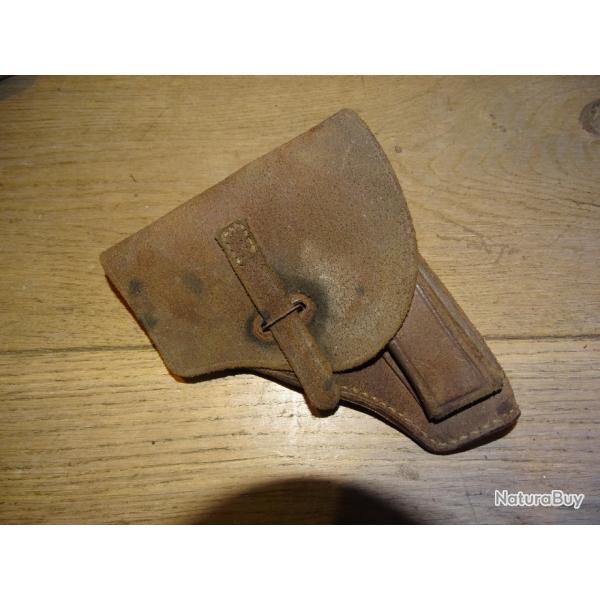 Etui Holster Beretta 34 ww 2 cuir fauve retourn.