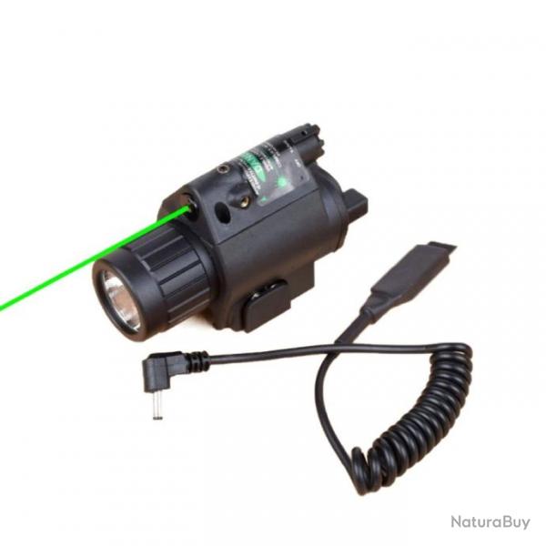 Lampe tactique de chasse M6 VERT avec jeu de vise Paiement en 3 ou 4 fois - LIVRAISON GRATUITE