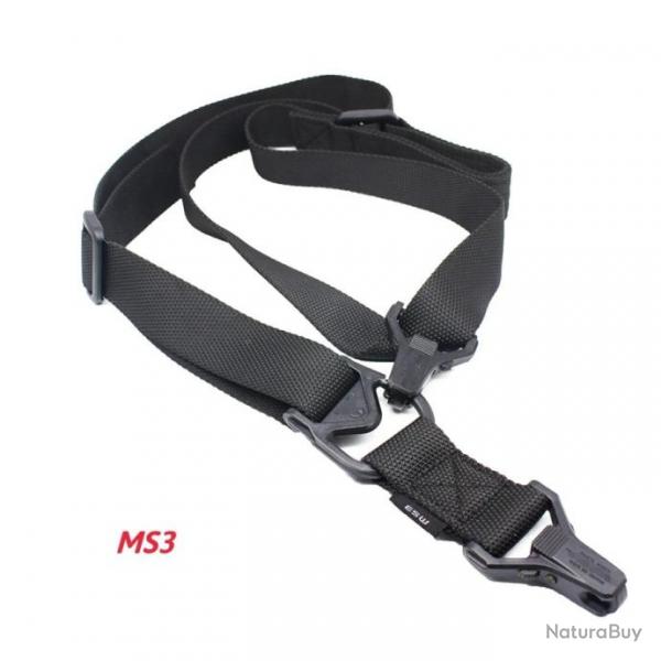 Sangle Dulstrap multi-tches pour camra MS3 BLACK