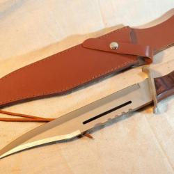 RARE Grand couteau RAMBO III designed by HIBBEN KNIVES - EBR24RAM004