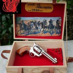 WESTERN Revolver DENIX PEACEMAKER SSA Single Action Army 1886 + coffret + munitions ref EBR24PEA002