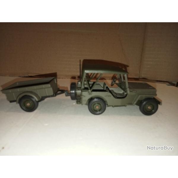 Char Solido Jeep Willys + remorque