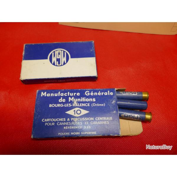 Lot de 2 boites de cartouche cal 12mm MGM Bour-les-Valence (Drme)