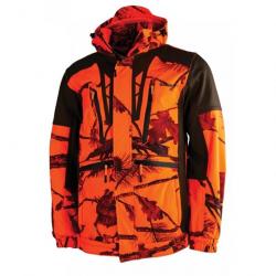 VESTE DE CHASSE SOMLYS , Modèle:SOFTSHELL NEWTEK JKT V2 ORANGE CAMOUFLAGE. T:L.