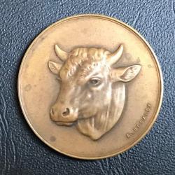 Medaille - Société d'Agriculture - CHAROLLES (tête de Vache)