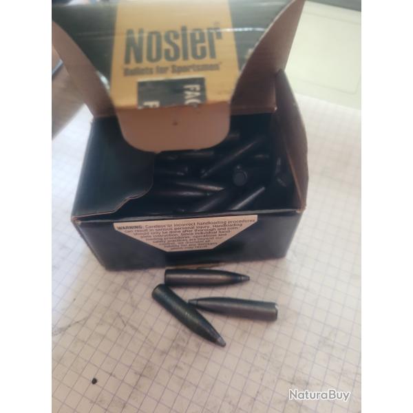 OGIVES NOSLER PARTITION Ref 35645  CALIBRE 284 7mm  175grains  40 pices Molikots