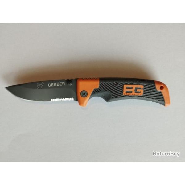 Couteau pliant Gerber " Bear Grylls " ( tat vitrine, jamais utilis, jamais afft) pas de bote