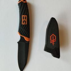 Couteau fixe Gerber "Bear Grylls" (état vitrine, jamais utilisé, jamais affûté) pas de boîte