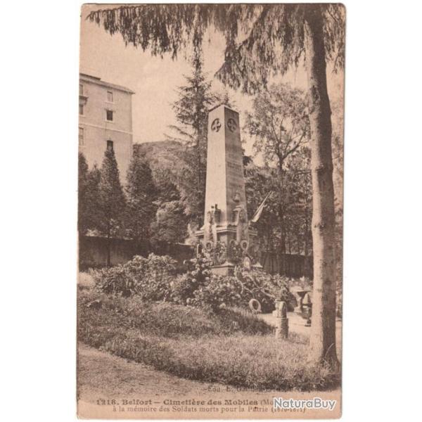 CPA MILITARIA  -  BELFORT  -  CIMETIRE DES MOBILES  -  MONUMENT