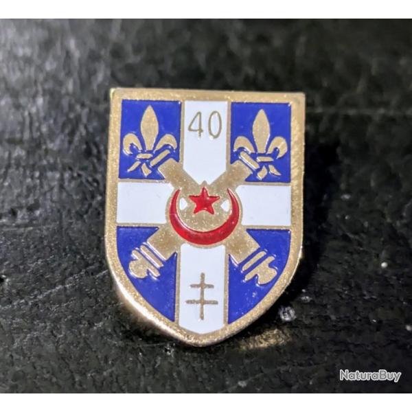Q pins insigne militaire 40e  ra regiment d'artillerie fraisse military lapel pin  Taille : 20 * 18