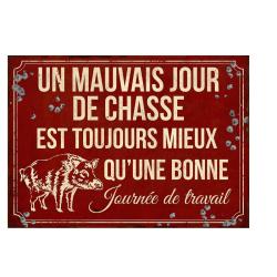 Plaque humoristique "Un mauvais jour" LOVERGREEN