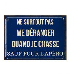 Plaque humoristique "Ne pas déranger" LOVERGREEN