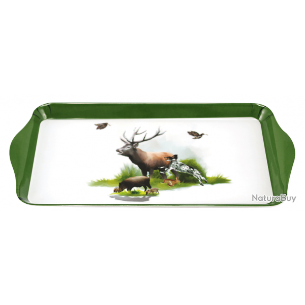 Plateau cerf et animaux de chasse LOVERGREEN