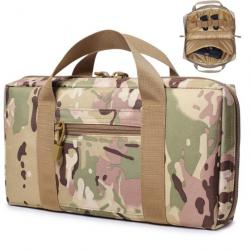 Sac de transport 2 armes de poing + 7 chargeurs - LIVRAISON GRATUITE - Camo CP