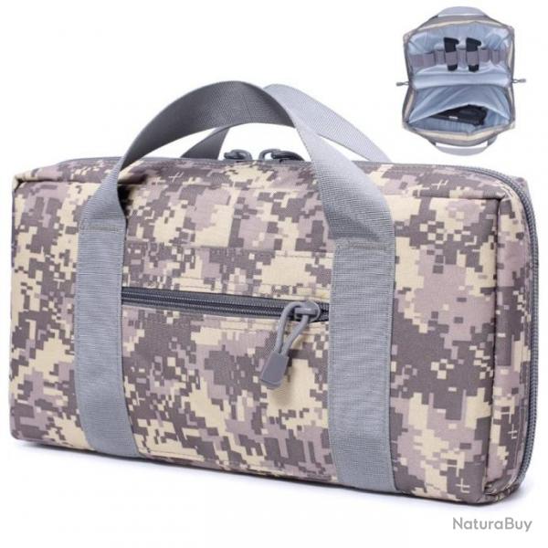 Sac de transport 2 armes de poing + 7 chargeurs - LIVRAISON GRATUITE - Camo ACU