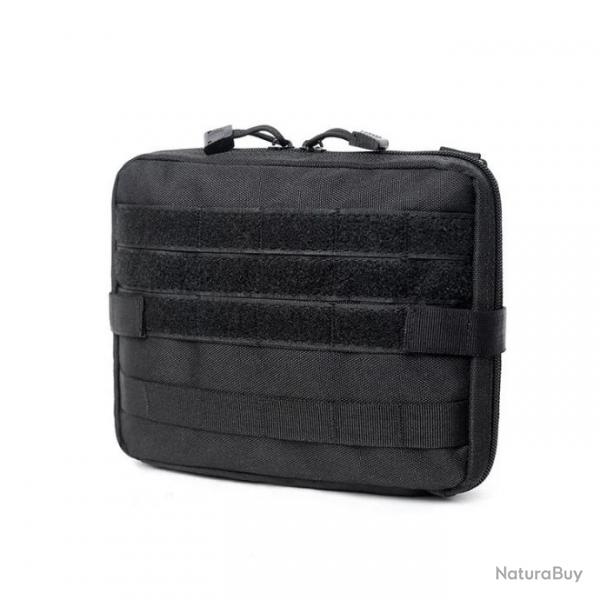 Pochette tactique Molle noire - LIVRAISON GRATUITE