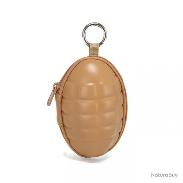 Pochette "grenade" en nylon 800D - Sable