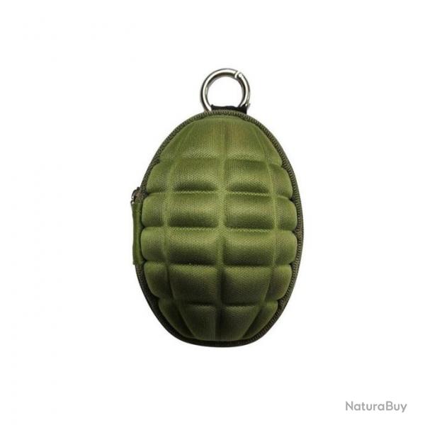 Pochette "grenade" en nylon 800D - Verte