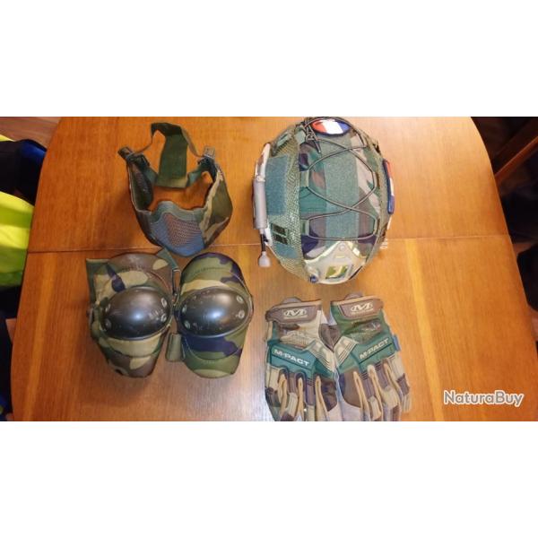 casque airsoft