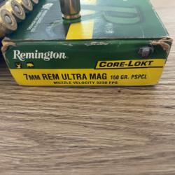 Balles Core-Lokt 7mm Remington Ultra Mag