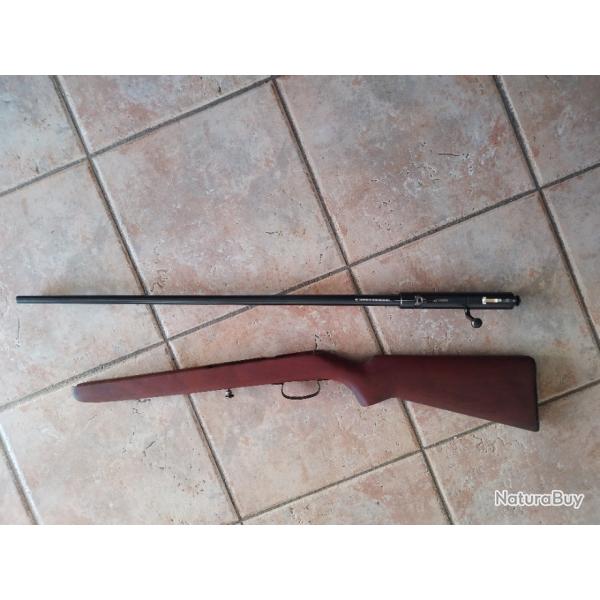 Carabine monocoup   verrou 22lr  bergeron "style federale"