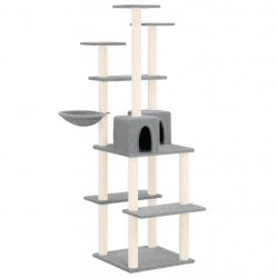 Arbre à chat meuble tour grimper jouet grattage grattoir escalade plateforme avec griffoirs en sisa