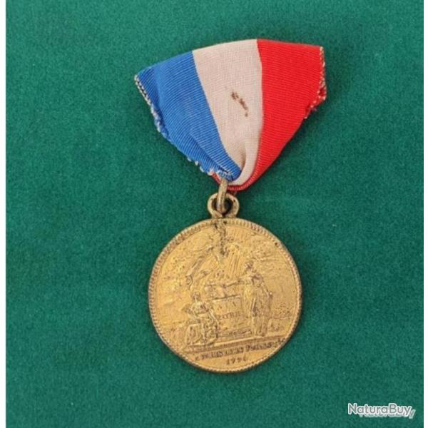 Rvolution franaise - mdaille du 14 juillet 1790'Confdration des Franois'. par Gatteaux