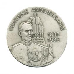 Médaille GENDARMERIE   centième anniversaire  1888 / 1988  x