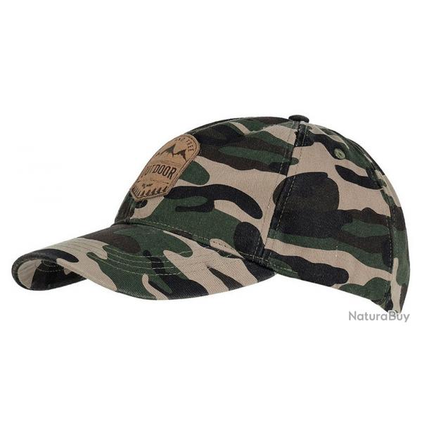 Casquette Outdoor camo Woodland Fostex Garments