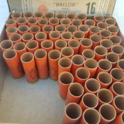 rare Lot 75 douilles WALLORD ST ETIENNE cal 16