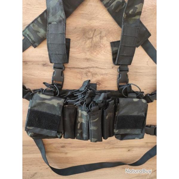 Chest rig multicam black reproduction Haley strategic