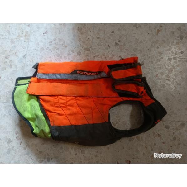 Gilet chien Solognac taille M