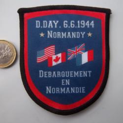 écusson collection militaire D-Day 6.6.1944 débarquement Normandie