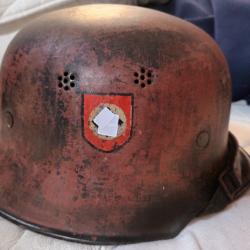 CASQUE ALLEMAND WW2 vends ou échange