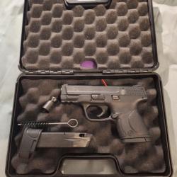 "Smith & Wesson MP9C 9mm PAK Umarex - Avec chargeur 12 coups & chargeur 18 coups"