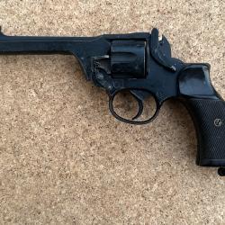 revolver Enfield N2 MK1 - commando - a blanc - WW2