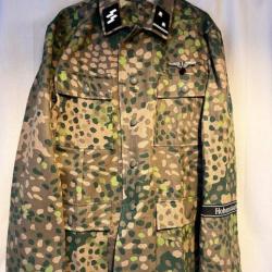 Uniforme complet veste pantalon ceinturon allemand petit pois ww2